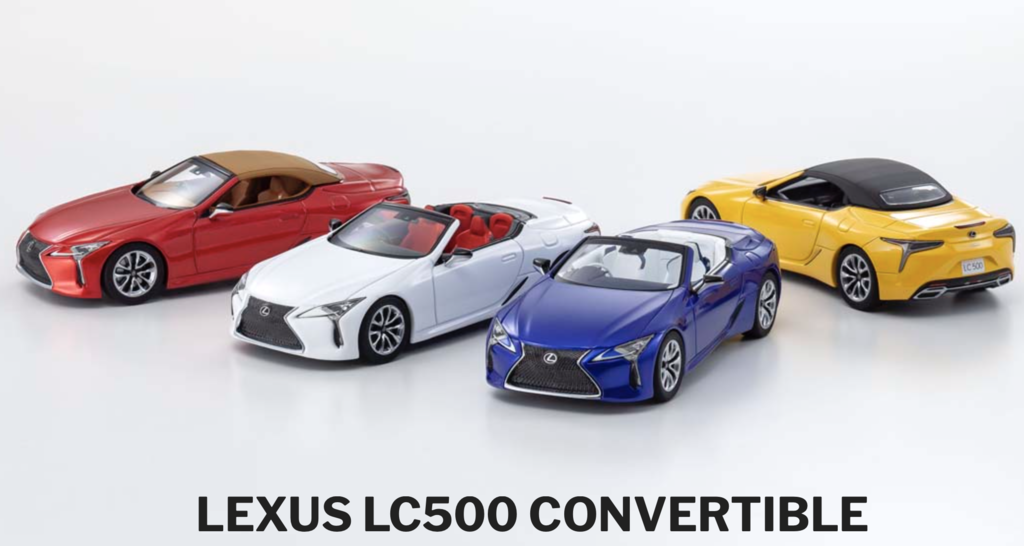 【限定 非売品】京商1/43 LEXUS LC500 Convertible