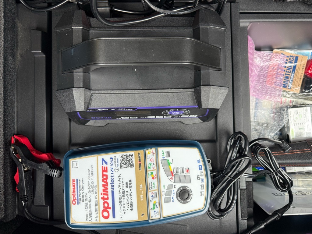 話題のバッテリー充電器「オプティメイト7」 新型NXで使用してみ 話題のバッテリー充電器「オプティメイト7」 新型NXで使用してみ